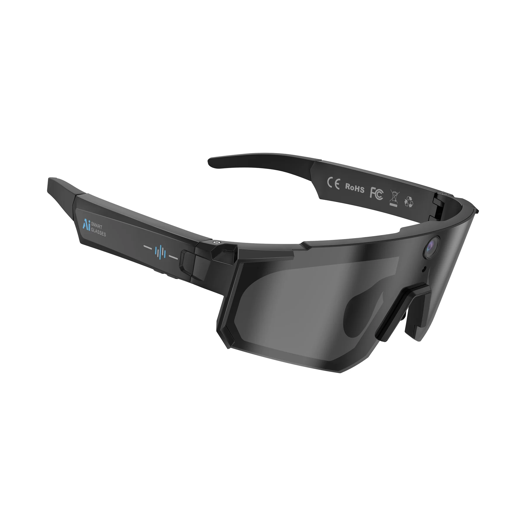 Black VELORA EDGE sports glasses